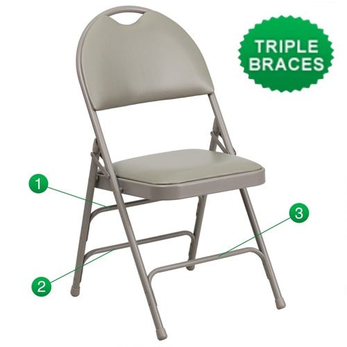 Extra large folding discount chair