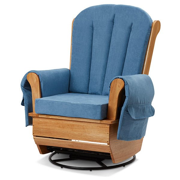 L.A. Baby Wood Swivel Glider Rocker LAB HG 13881