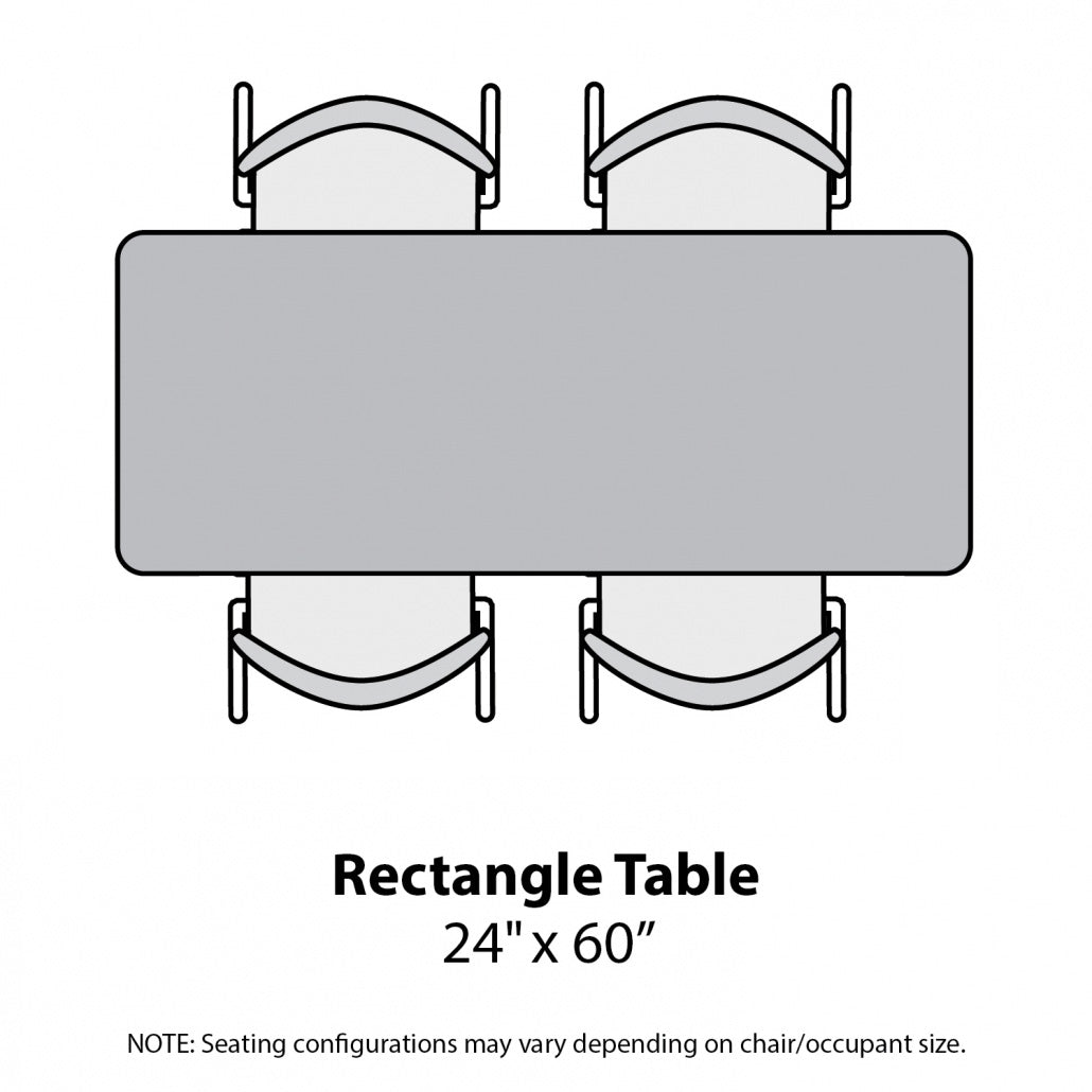 Marco Apex Series Rectangle Preschool Activity Table w/ Dry Erase HPL Top 24" x 60" Adj Height 17"-24" (38-2228-DB)