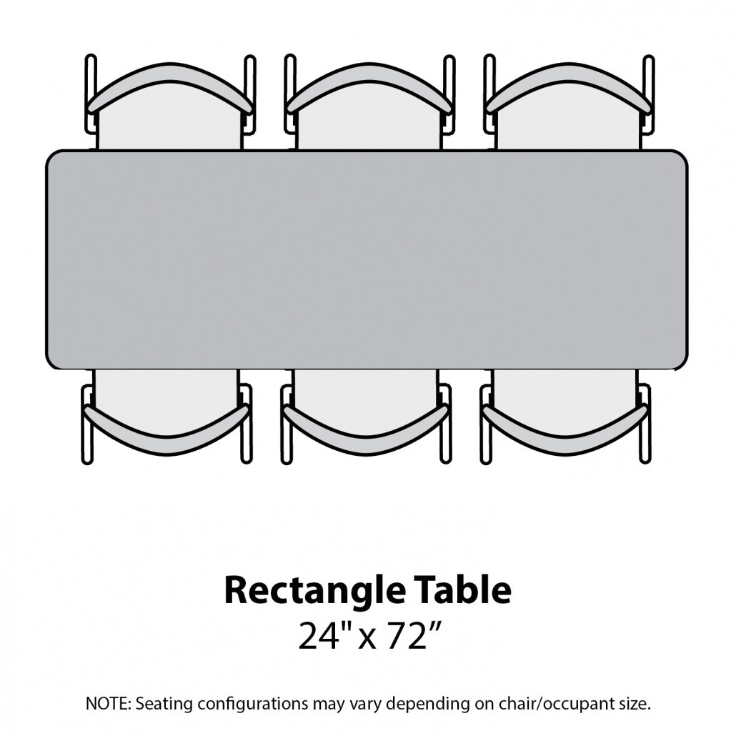 Marco Premier Series Rectangle Activity Table 24" x 72" Adjustable Height 21"-31" (43-2230-MB)