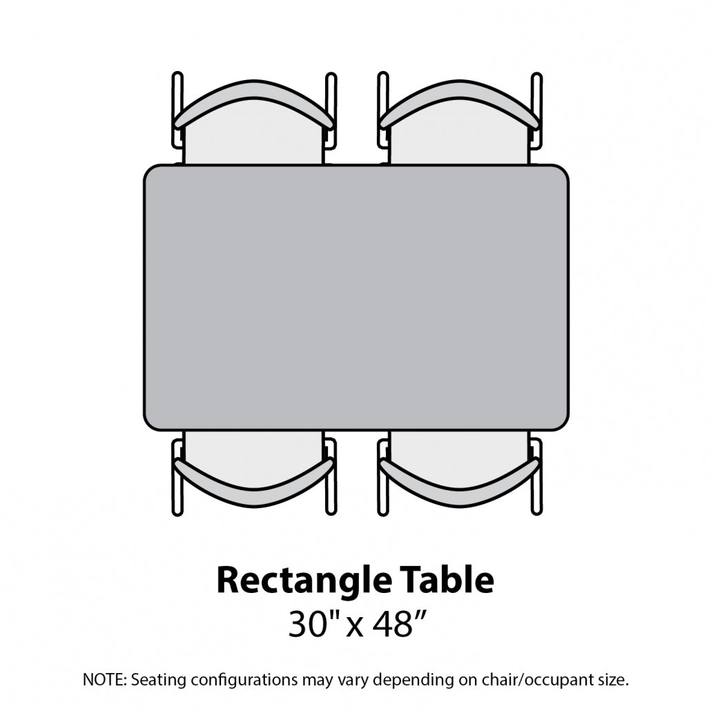 Marco Apex Series Rectangle Preschool Activity Table 30" x 48" Height Adjustable Legs 17"-24" (38-2236-MB)