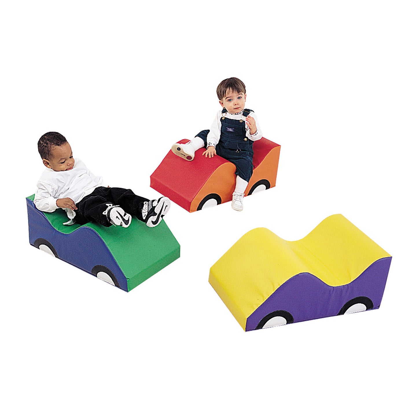 Children's Factory Wide Infant Toddler Soft Cars - Set of 3 (CF332-487)