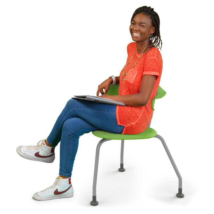 Haskell Education 360 Degree 3-Legged Ergonomic Collaboration Chair with Back 18"H (TS0G0.18PL)