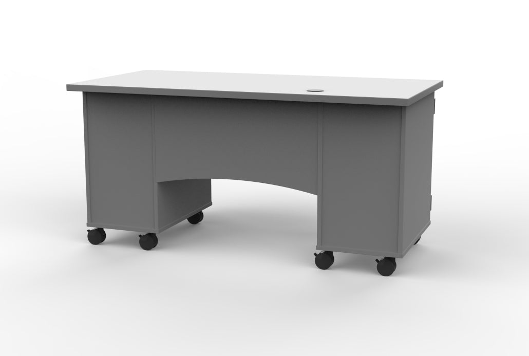 Marco Mobile Teacher's Desk w/ Double Cabinet (37-1305-31)