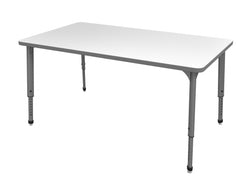 Marco Apex Series Rectangle School Activity Table w/ Dry Erase Top 36" x 48" Adj Height 21"-30" (38-2246-DA)