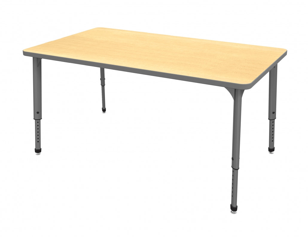 Marco Apex Series Rectangle School Activity Table 24" x 54" Adjustable Height 21"-30" (38-2225-MA)