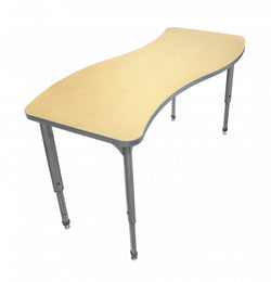 Marco Apex Series Wave School Activity Table 24" x 48" Adjustable Height 21"-30" (38-2256-MA)