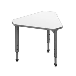 Marco Apex Series Gem Preschool Collaborative Desk w/ Dry Erase HPL Top 29.75" x 33.5" Adjustable Height 17"-24" (38-2271-DB)