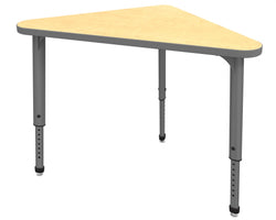 Marco Apex Series Triangle Preschool Collaborative Desk 23" x 40" Adjustable Height 17"-24" (38-2272-MB)