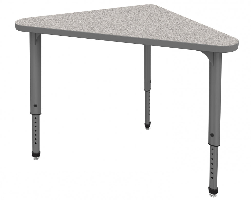 Marco Apex Series Triangle Collaborative Student Desk 23" x 40" Adjustable Height 21"-30" (38-2272-MA)