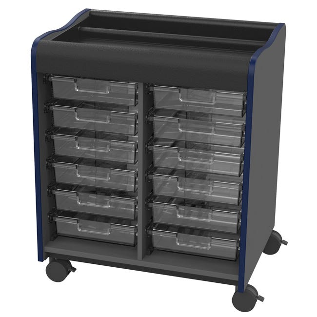 Marco Horizon Makerspace Mobile Storage Cart - 12 Trays (39-11002-0)