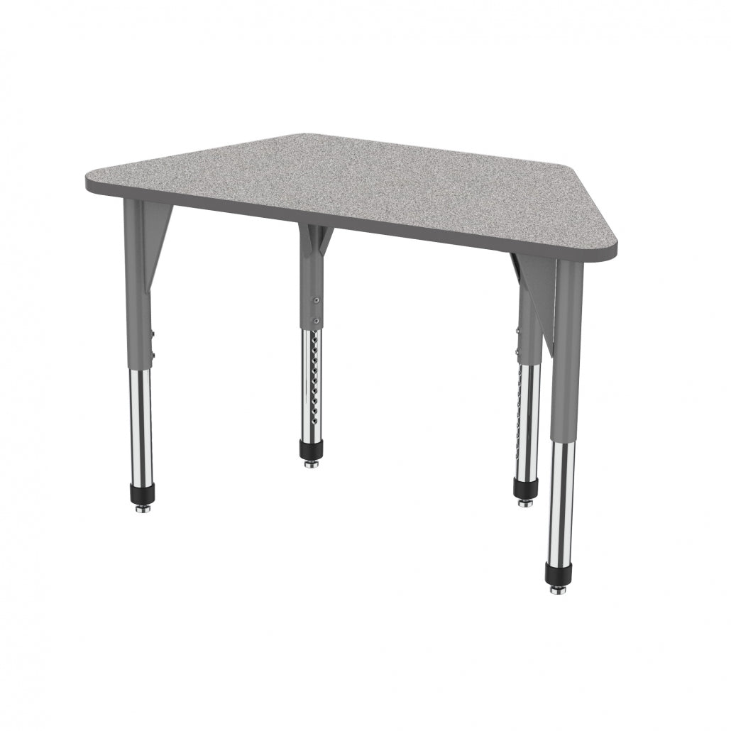 Marco Premier Series Trapezoid Activity Table 30" x 60" Adjustable Height 21"-31" (43-2287-MB)