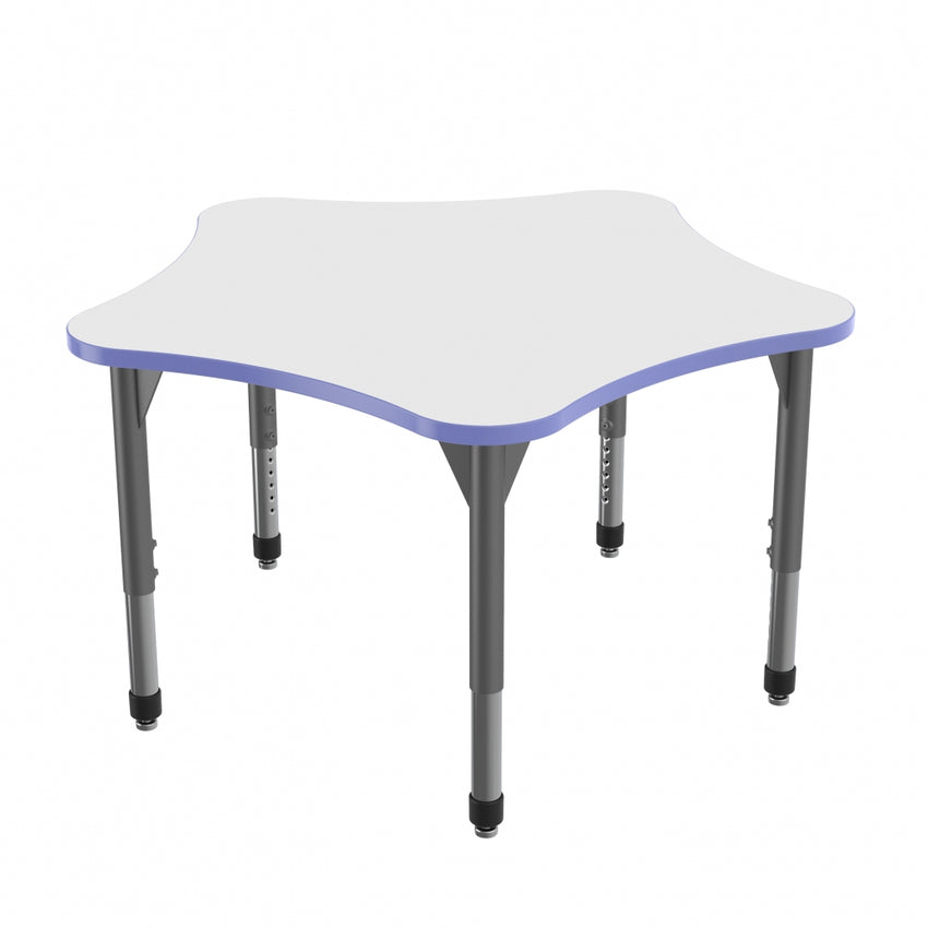 Marco Premier Series 48" 5-Star Activity Table w/ Dry Erase Top Adj Height 21"-31" (43-2280-DB)