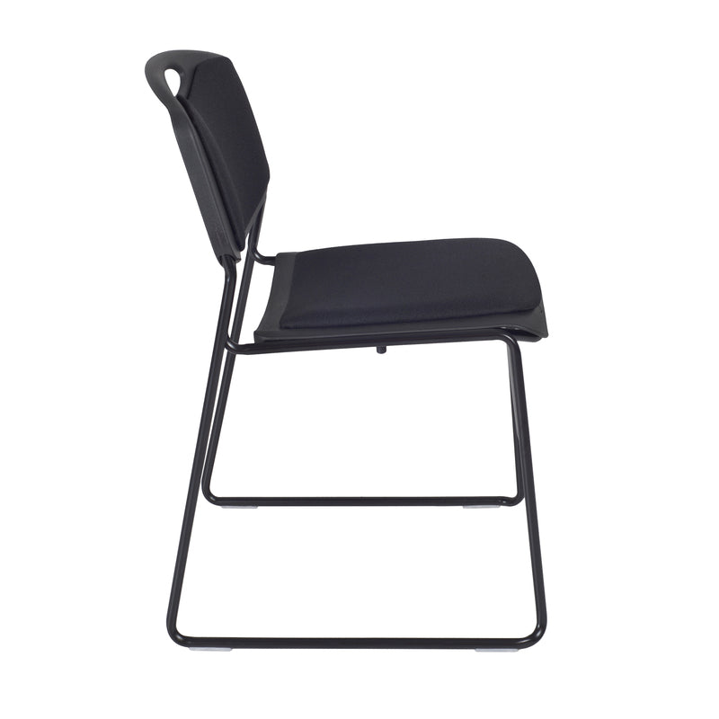 Regency Zeng Padded Support Stack Chair - Black
