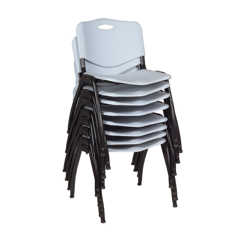 Regency M Lightweight Stackable Sturdy Breakroom Chair (Pack of 8)