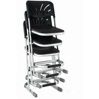 NPS Elephant Z-stool 18" H Stool with Blow Molded Seat and Backrest for Science Labs, Classrooms, Industrial Shops (National Public Seating NPS-6618B)
