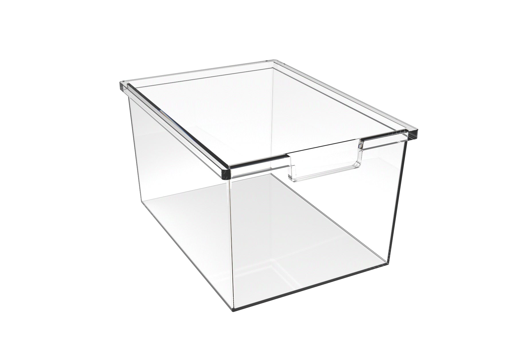 Marco Mobile Storage Crystal Clear Tote Trays 9" Tray (98-1019)