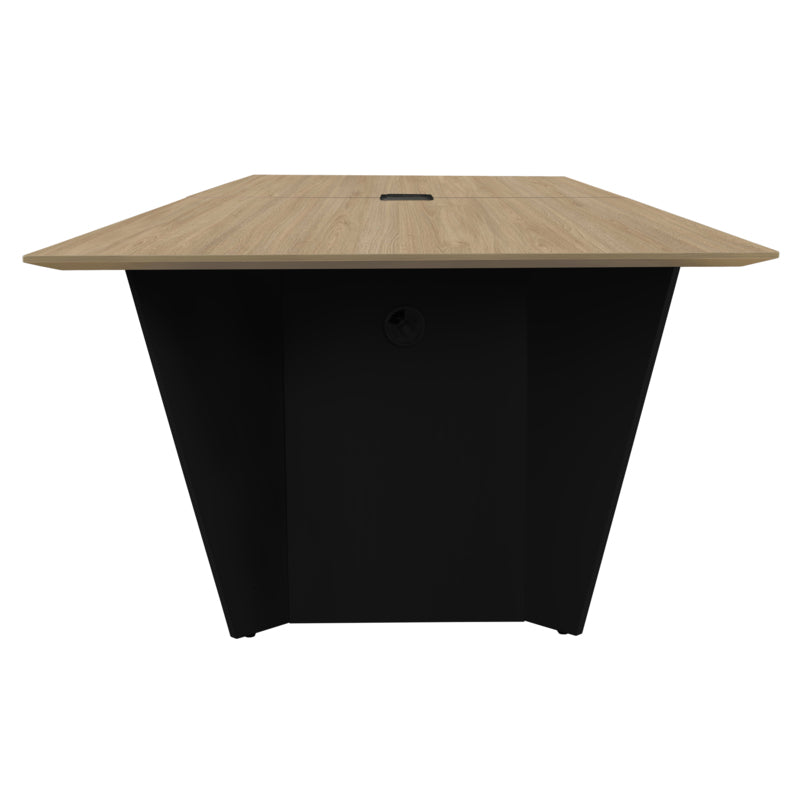 Regency Array 96"L Conference Table with Power Data Grommet - Noble Oak Top