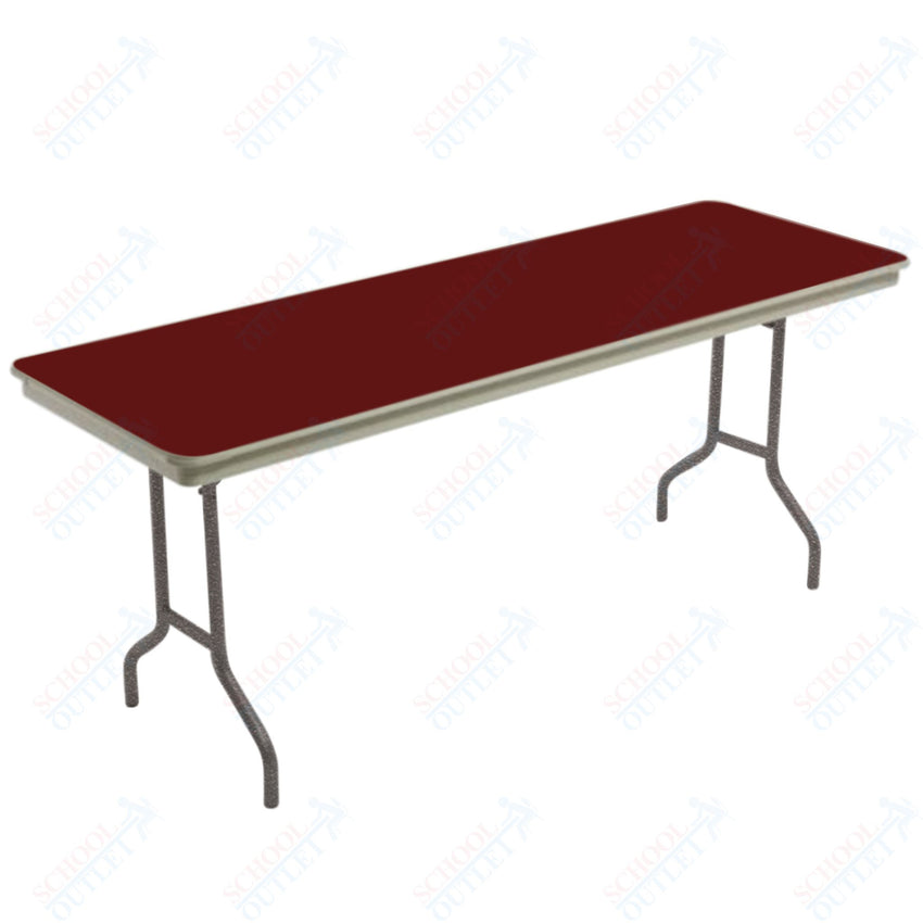 AmTab Dynalite Featherweight Heavy-Duty ABS Plastic Folding Table - Rectangle - 18"W x 60"L x 29"H (AmTab AMT-185DL) - SchoolOutlet