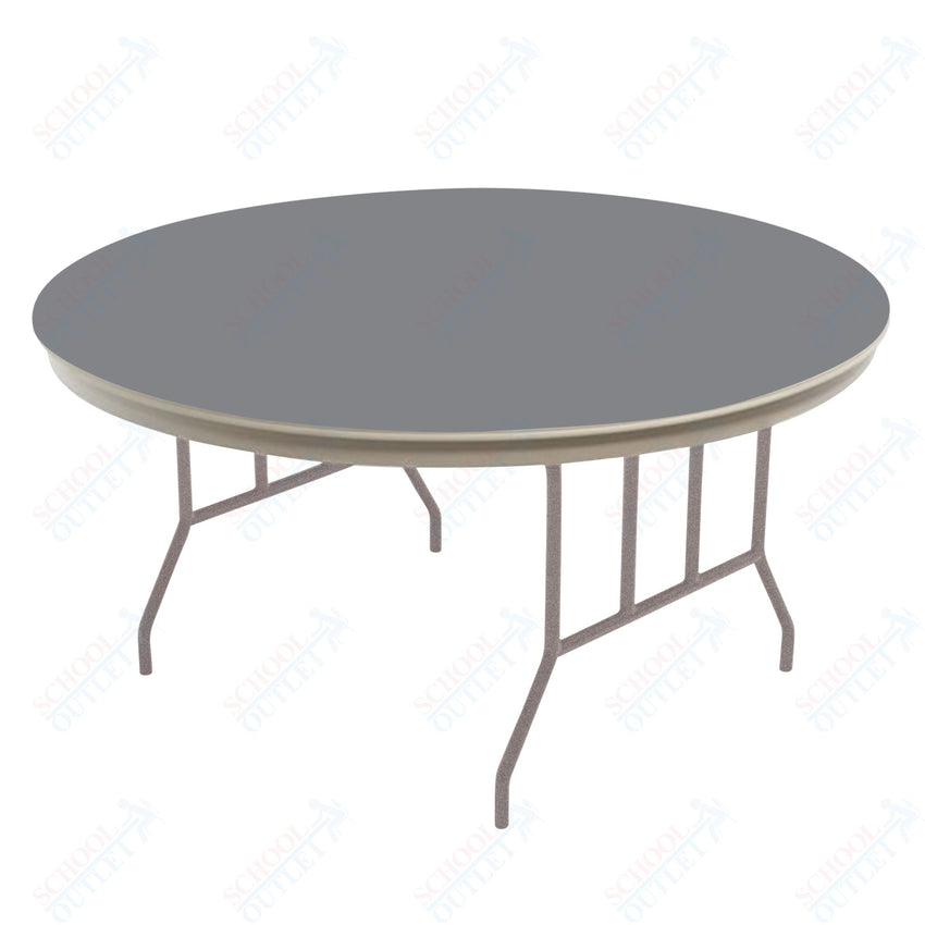 AmTab Dynalite Featherweight Heavy - Duty ABS Plastic Folding Table - Round - 42" Diameter x 29"H (AmTab AMT - R42DL) - SchoolOutlet