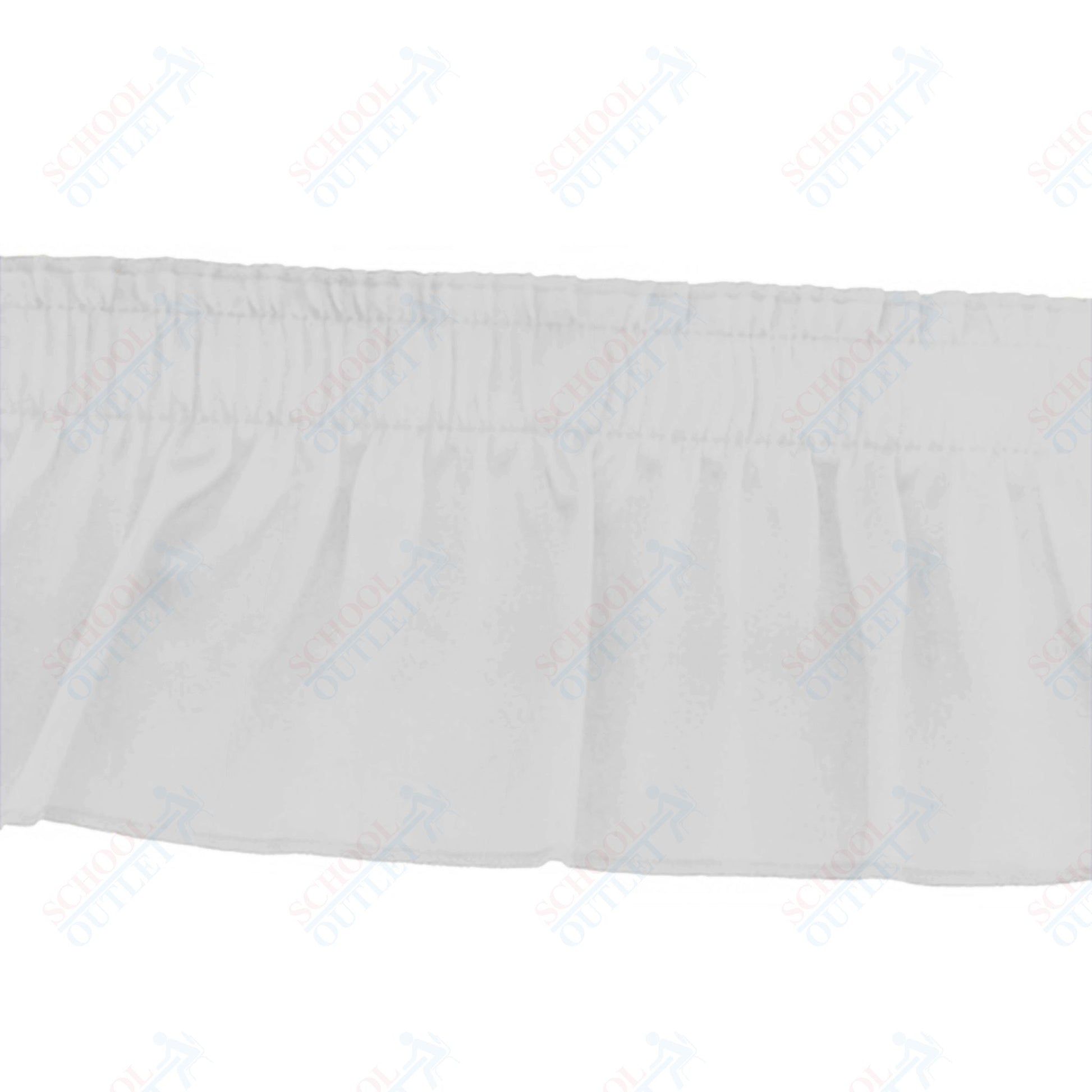 AmTab Stage and Riser Skirting - Shirred Pleat - 23" Skirting Height - Applicable for 24" Stage Height (AmTab AMT - SKRT24) - SchoolOutlet