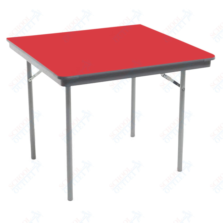 AmTab Dynalite Featherweight Heavy - Duty ABS Plastic Folding Table - Square - 30"W x 30"L x 29"H (AmTab AMT - SQ30DL) - SchoolOutlet