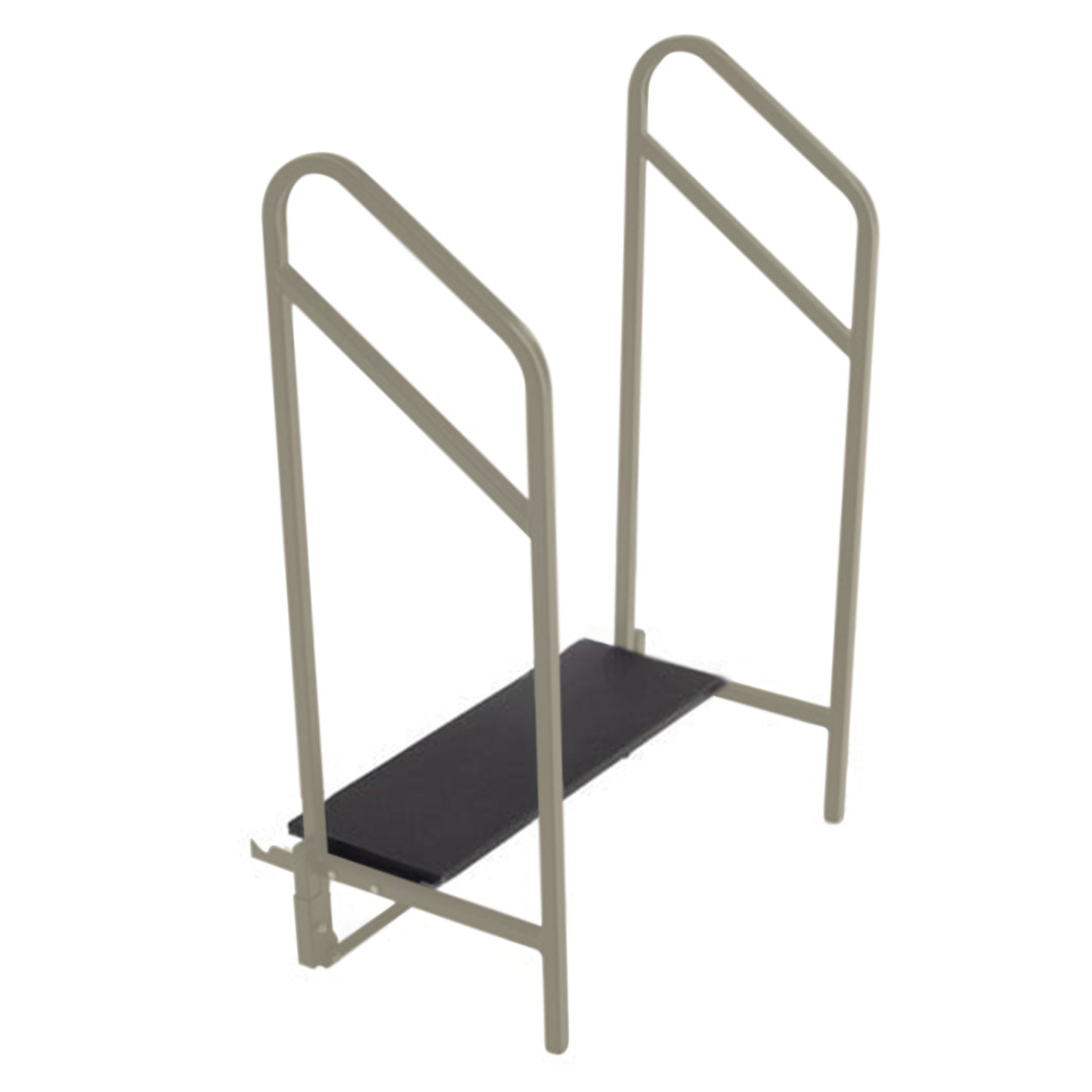 AmTab One Step with Handrails (8"H Step) - 36"W x 15"L x 47"H  (AmTab AMT-STP1)