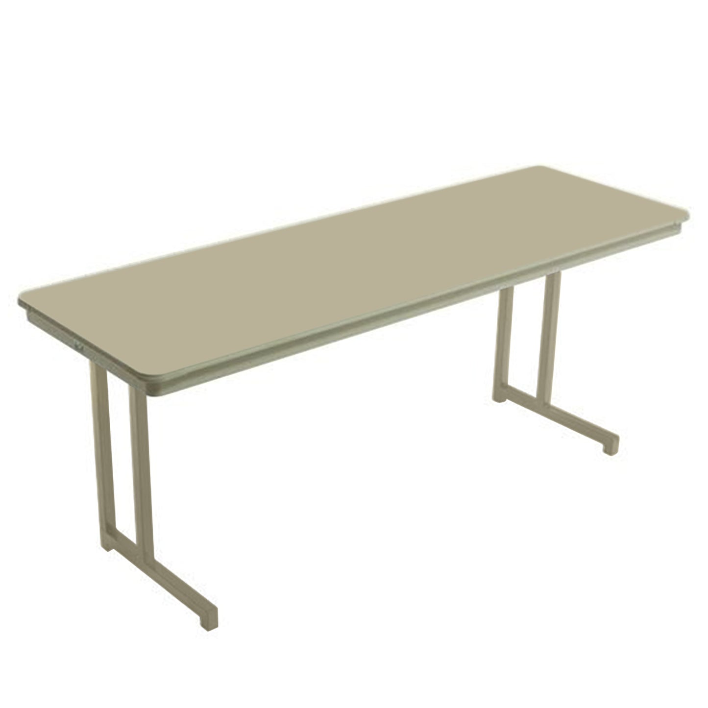 AmTab Dynalite Featherweight Heavy-Duty ABS Plastic Training Table - Rectangle - 18"W x 96"L x 29"H  (AmTab AMT-TT188DL)