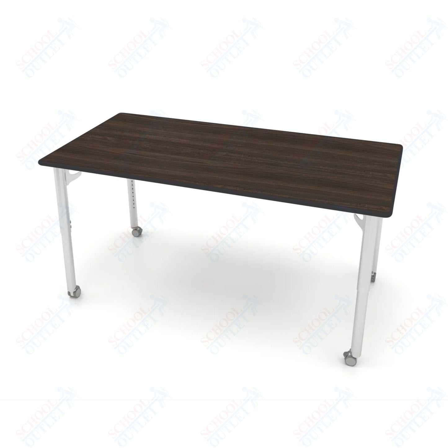 CEF ESTO Table 65.5" x 34" HPL on Particle Board w/ T-Molding Top and Adjustable Height Legs