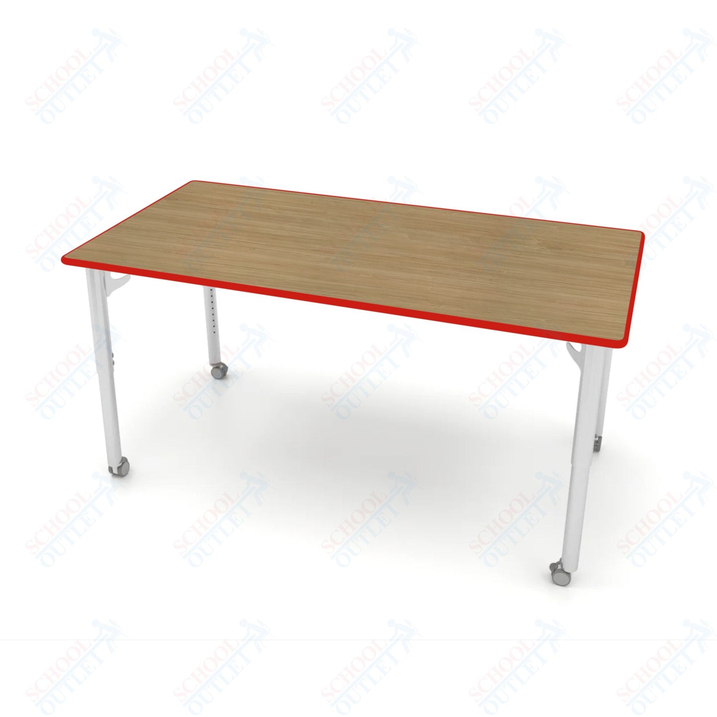 CEF ESTO Table 65.5" x 34" HPL on Particle Board w/ T-Molding Top and Adjustable Height Legs