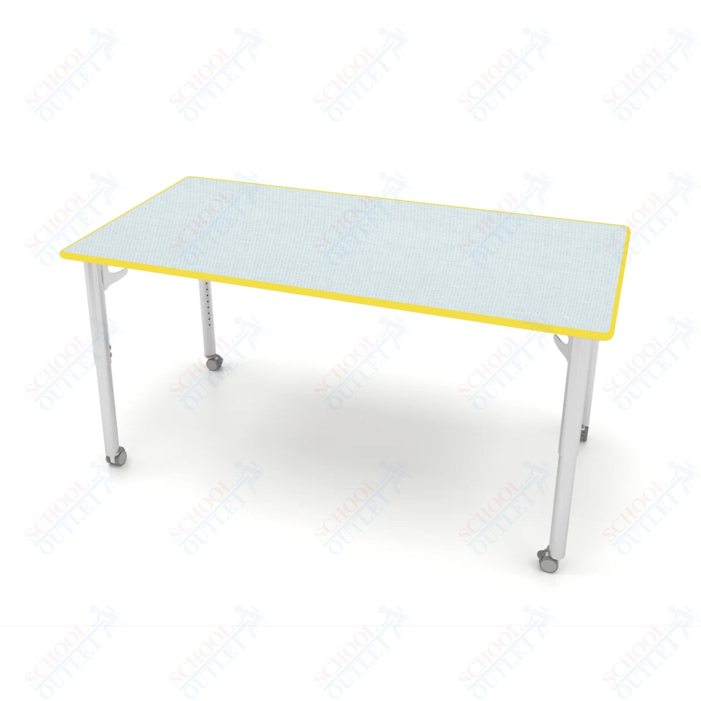 CEF ESTO Table 65.5" x 34" HPL on Particle Board w/ T-Molding Top and Adjustable Height Legs