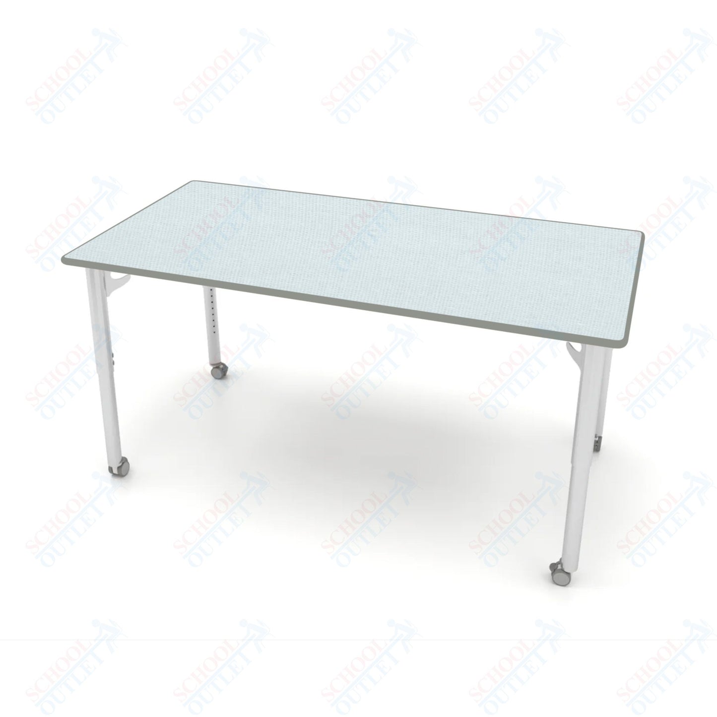 CEF ESTO Table 65.5" x 34" HPL on Particle Board w/ T-Molding Top and Adjustable Height Legs