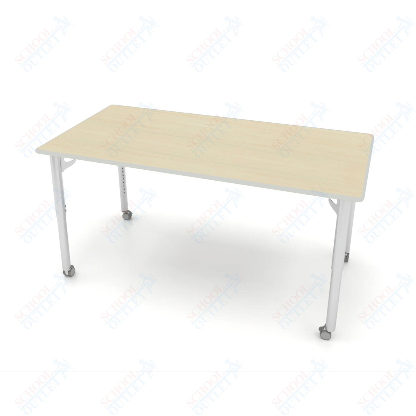 CEF ESTO Table 65.5" x 34" HPL on Particle Board w/ T-Molding Top and Adjustable Height Legs