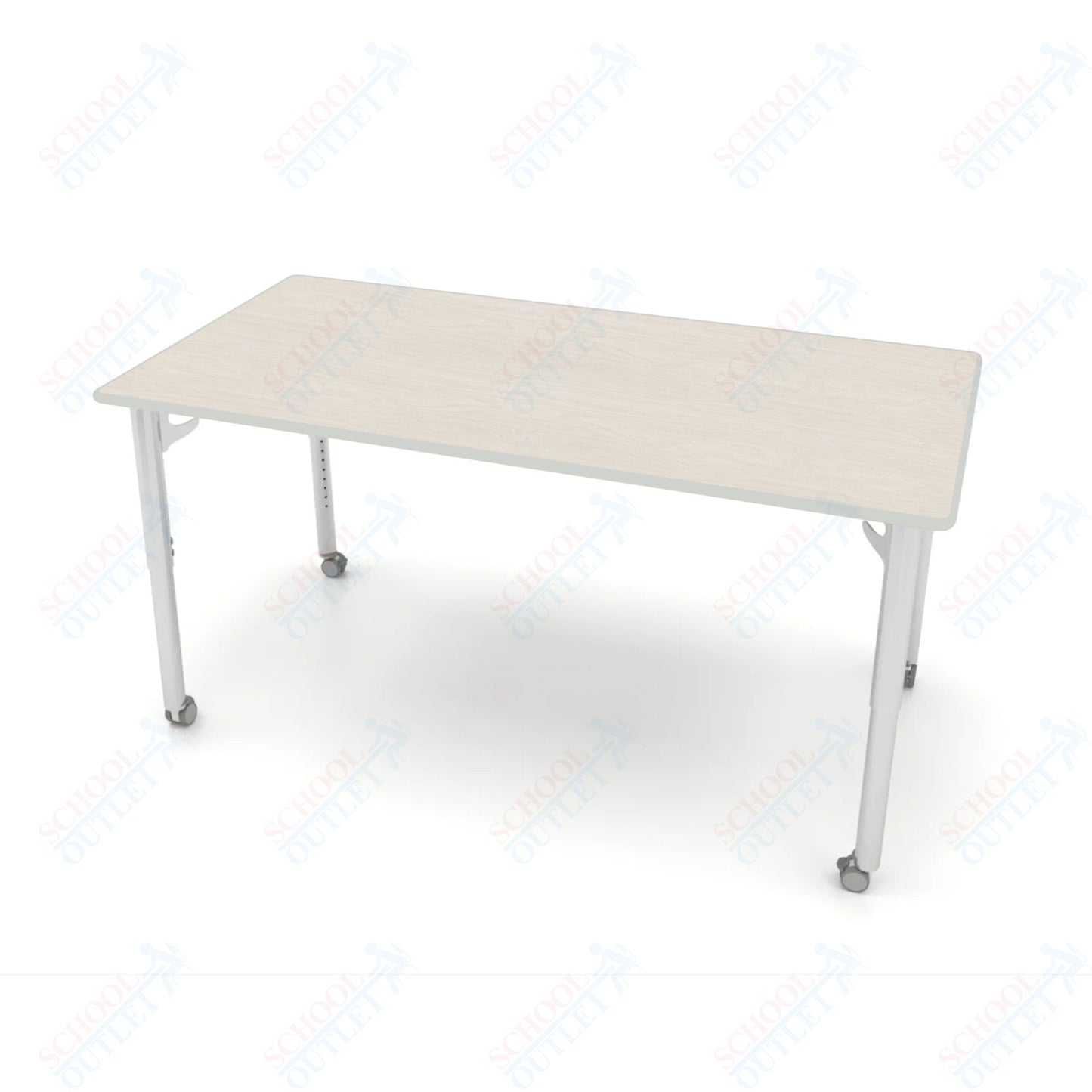 CEF ESTO Table 65.5" x 34" HPL on Particle Board w/ T-Molding Top and Adjustable Height Legs