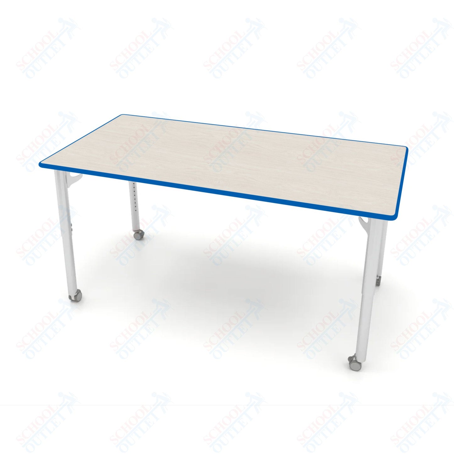 CEF ESTO Table 65.5" x 34" HPL on Particle Board w/ T-Molding Top and Adjustable Height Legs