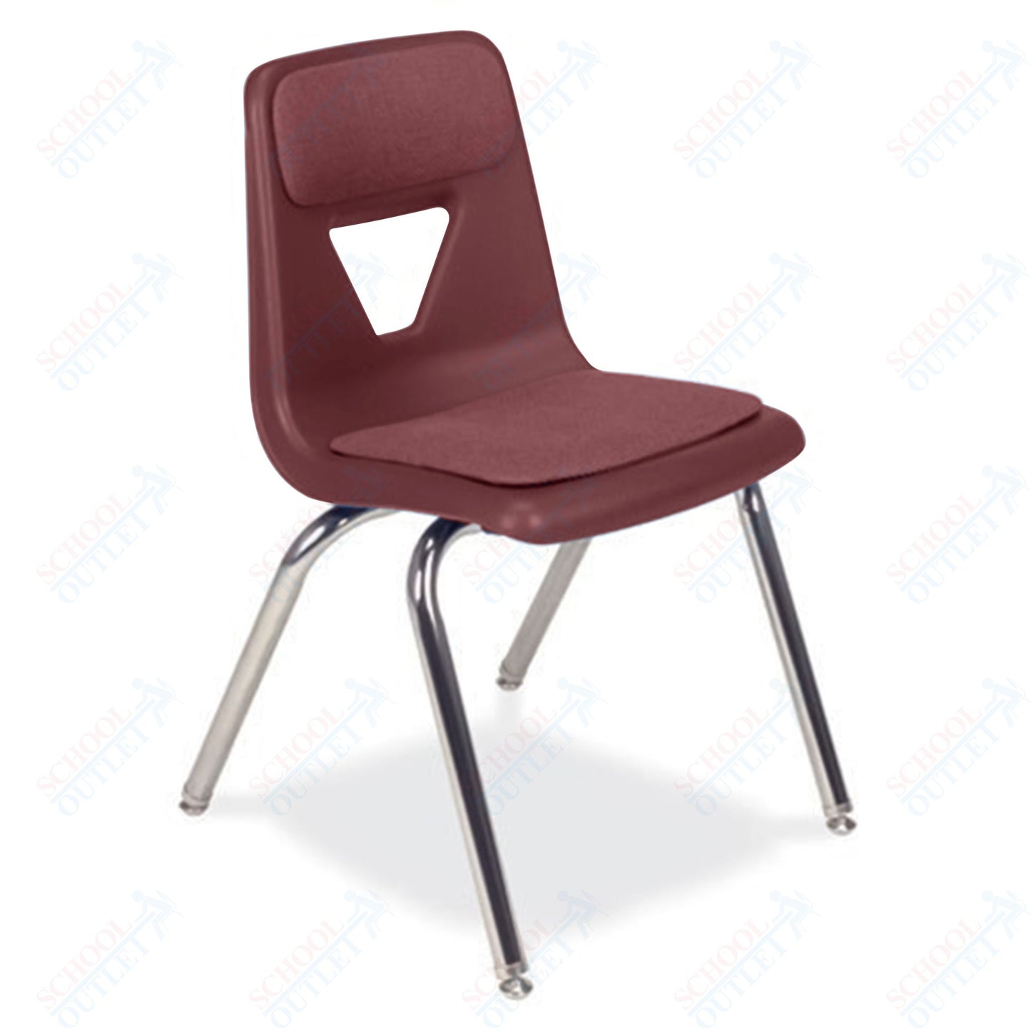 Virco 2018ELP - 2000 Series 4-Legged Padded/Upholstered Chair 18" Seat Height (Virco 2018ELP)
