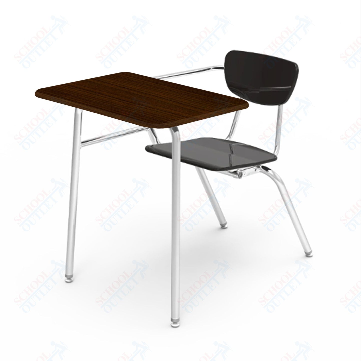 Virco 3400NBRL - Combo Desk with 18" Hard Plastic Seat, 18" x 24" Laminate Top, no bookrack (Virco 3400NBRL)