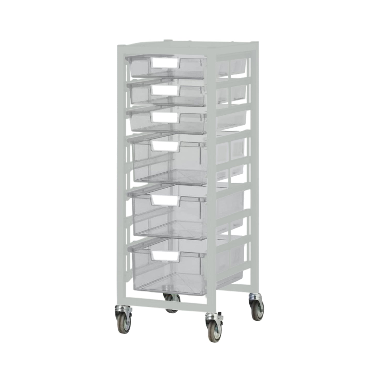 Certwood Nimble Tower - Slim Line - 9 Module - Mobile Storage Cart  (CRT-CE2097LG)