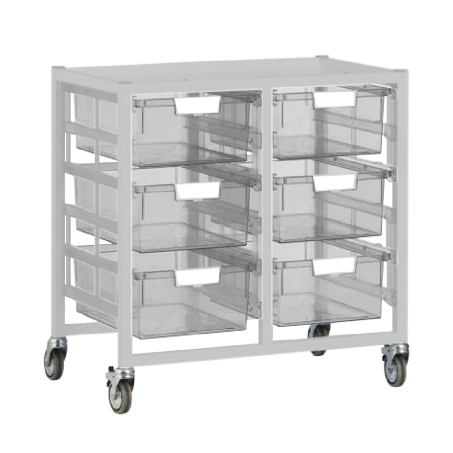 Certwood Swift Cart - Slim Line - 12 Module - Mobile Storage Cart  (CRT-CE2101)
