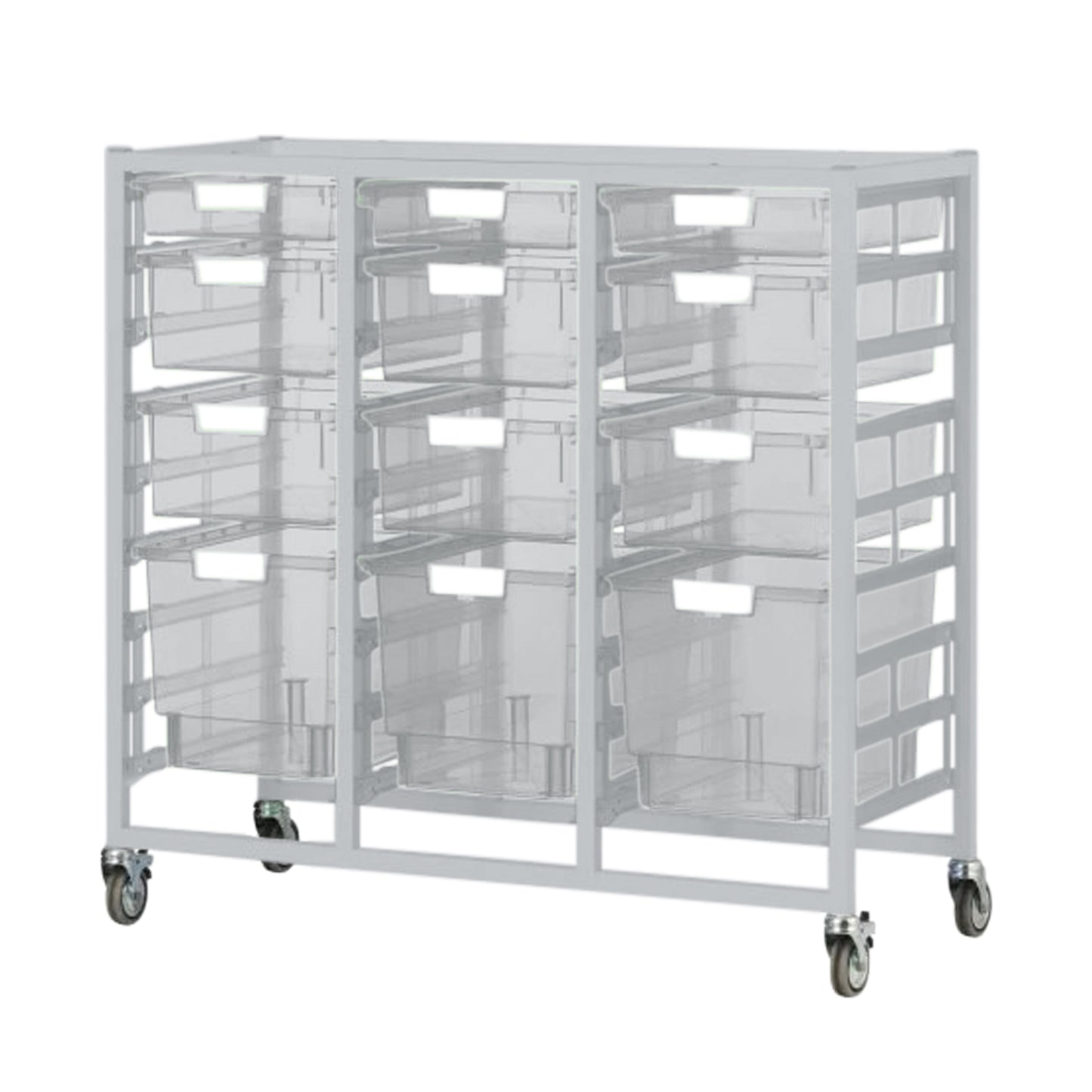 Certwood Class Act Tower - Slim Line - 27 Module - Mobile Storage Cart  (CRT-CE2103)
