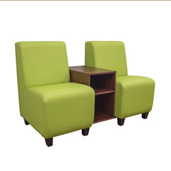 Marco Sonik Series Conversation Station - 2 Chairs with Cabinet (LF9016-G1)