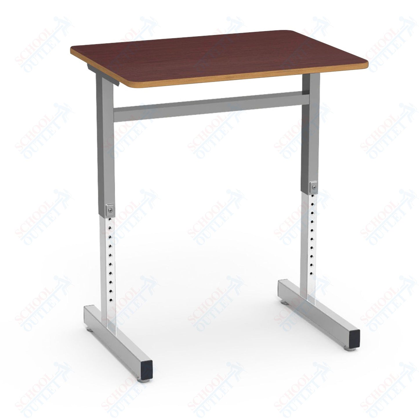 Virco 8771 - 8771 Series Student Desk with Cantilever Leg, 20" X 26" Top, 22" to 30" height range