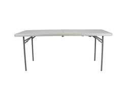 NPS Comfort Max Rectangular Fold-In-Half Plastic Picnic Table 30" W x 60" L x 29.5" H (CMFIH3060)