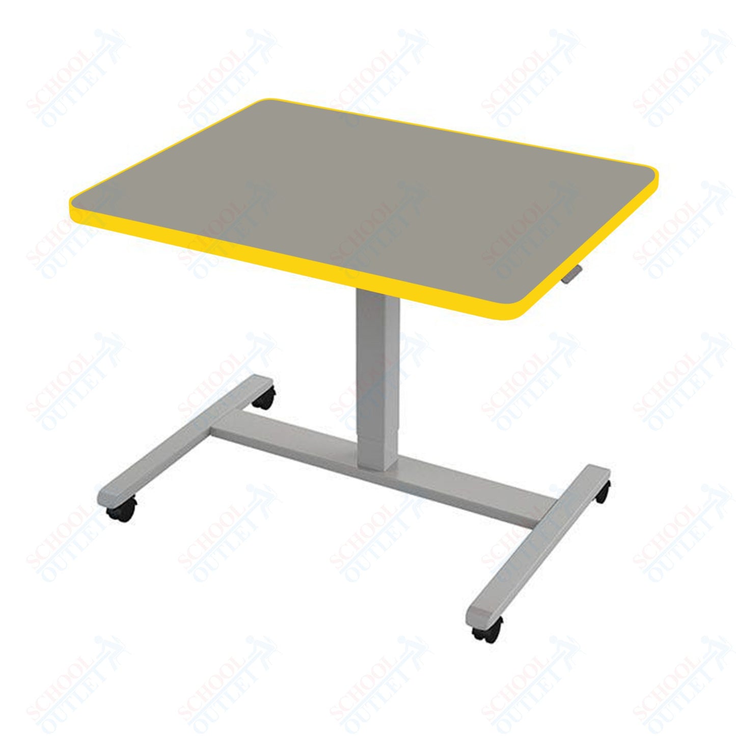 Haskell Education Fuzion ADA Adjustable Height Student Desk - 30"D x 36"W x 28.25 - 42"H (FZPN9.3036.PL)