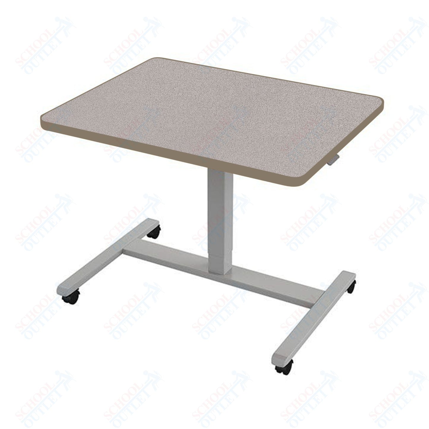 Haskell Education Fuzion ADA Adjustable Height Student Desk - 30"D x 36"W x 28.25 - 42"H (FZPN9.3036.PL)