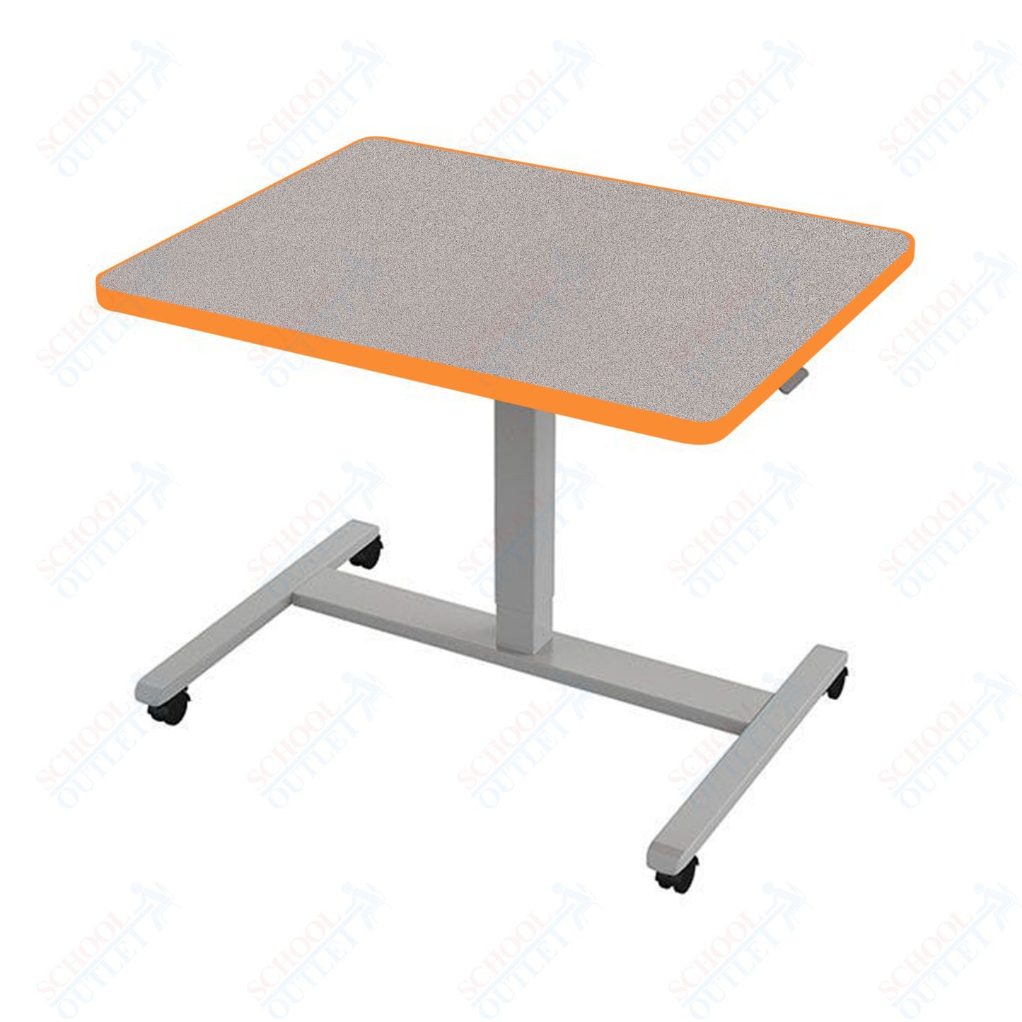 Haskell Education Fuzion ADA Adjustable Height Student Desk - 30"D x 36"W x 28.25 - 42"H (FZPN9.3036.PL)