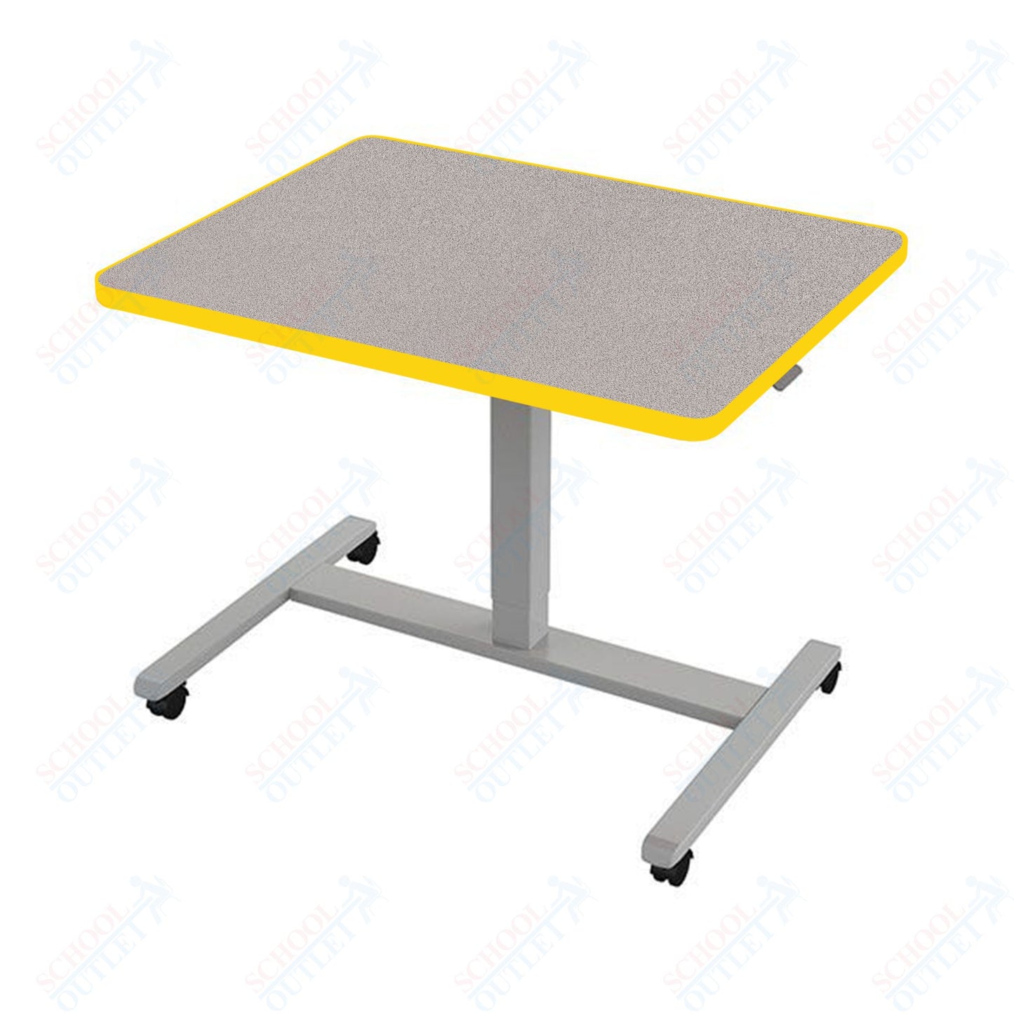 Haskell Education Fuzion ADA Adjustable Height Student Desk - 30"D x 36"W x 28.25 - 42"H (FZPN9.3036.PL)