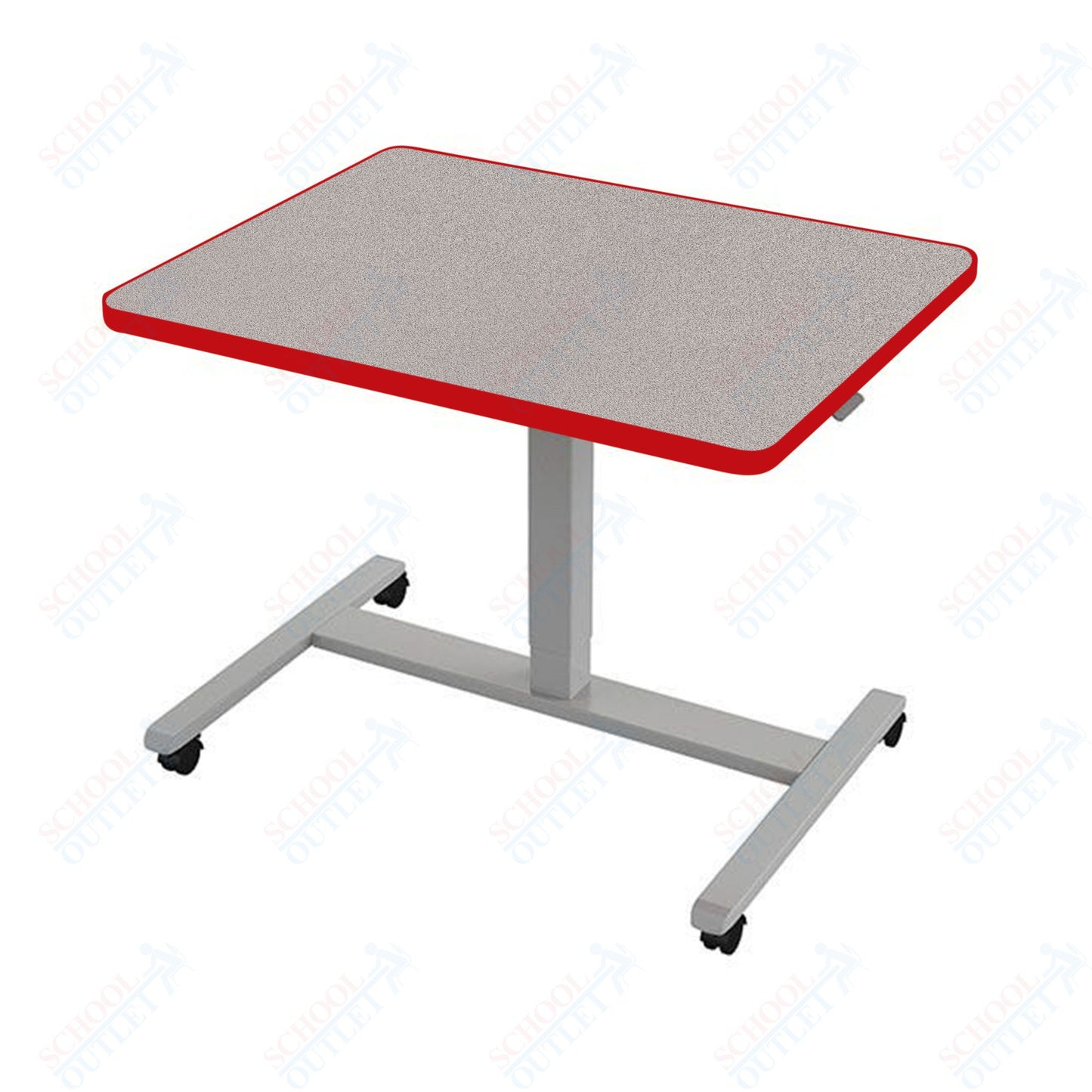 Haskell Education Fuzion ADA Adjustable Height Student Desk - 30"D x 36"W x 28.25 - 42"H (FZPN9.3036.PL)