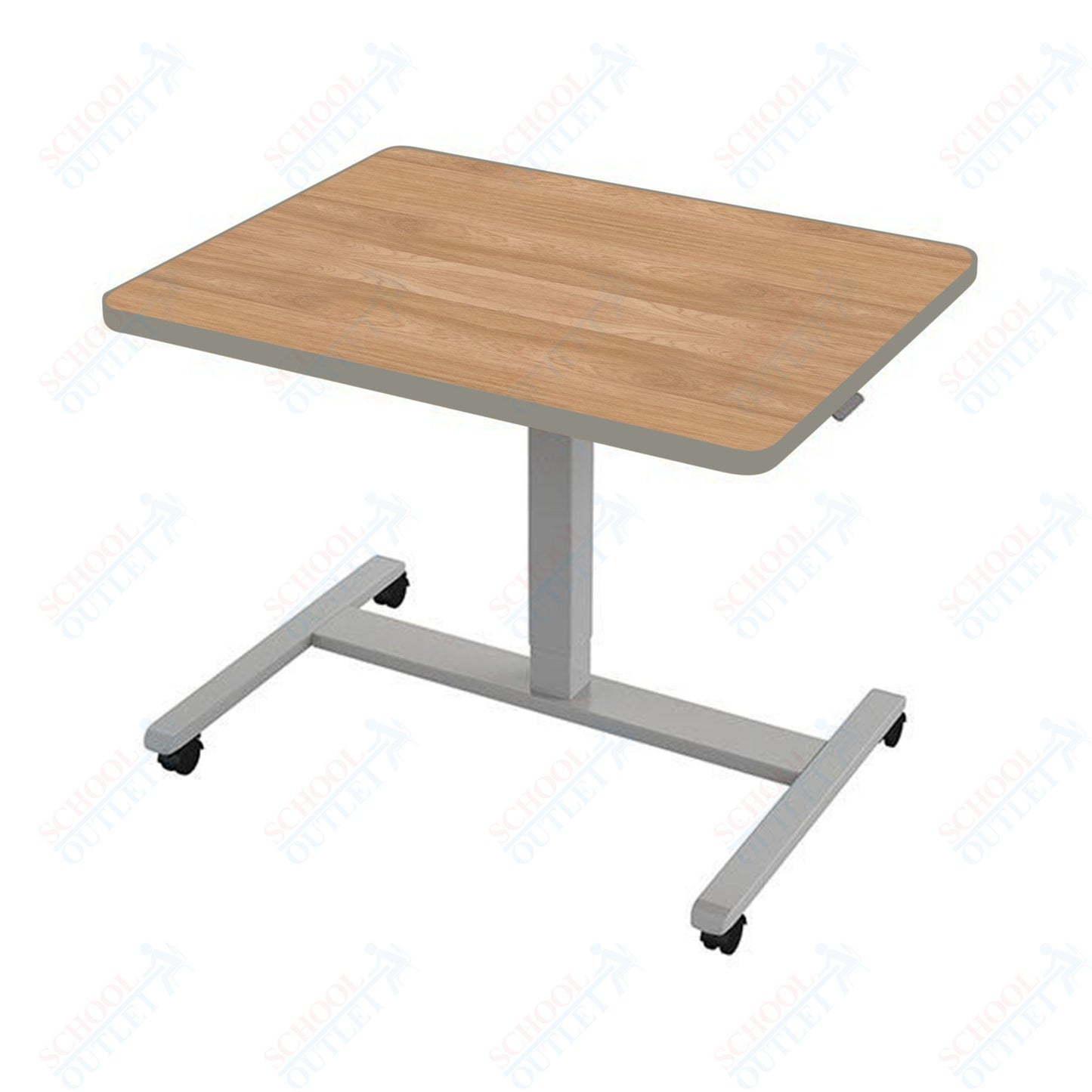 Haskell Education Fuzion ADA Adjustable Height Student Desk - 30"D x 36"W x 28.25 - 42"H (FZPN9.3036.PL)