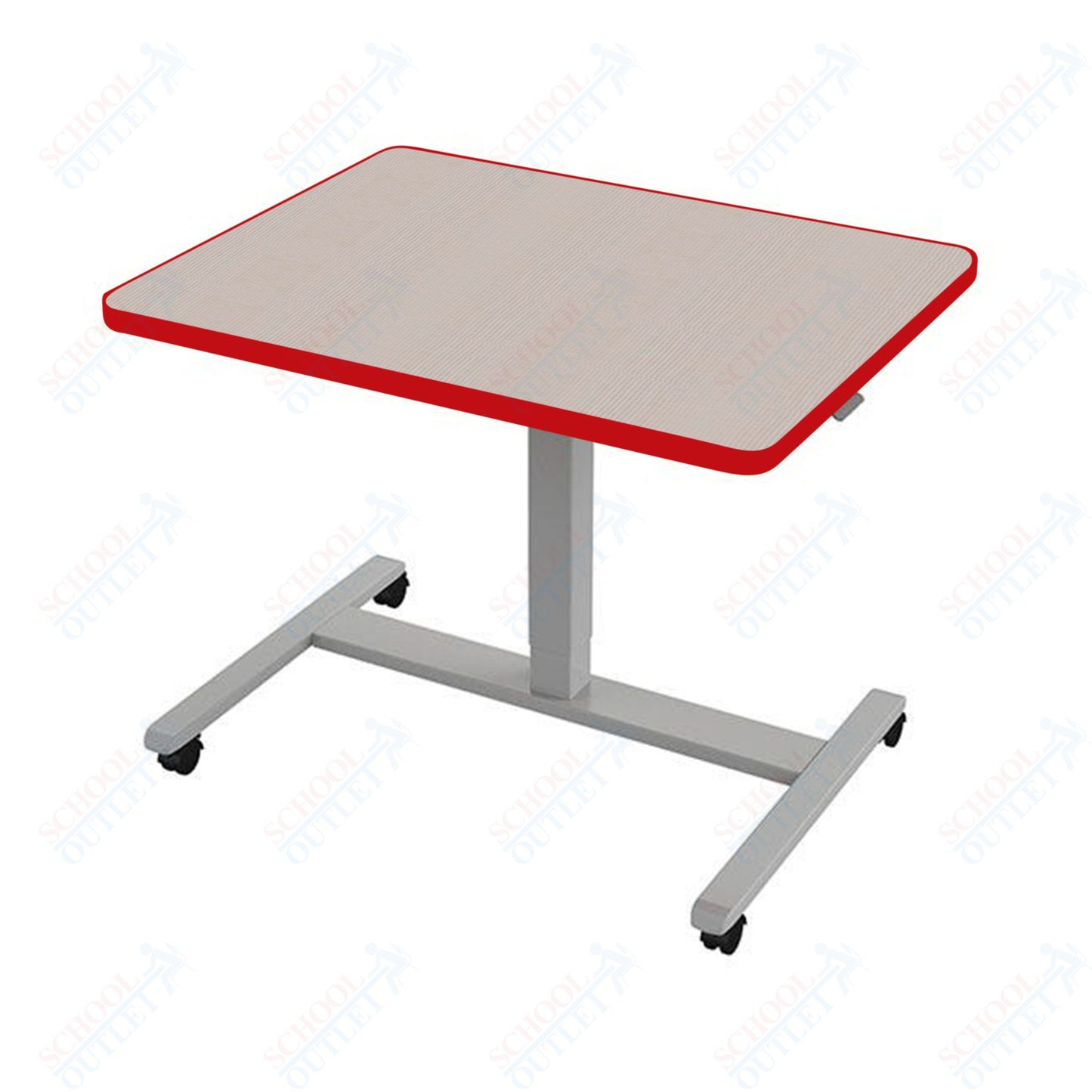 Haskell Education Fuzion ADA Adjustable Height Student Desk - 30"D x 36"W x 28.25 - 42"H (FZPN9.3036.PL)